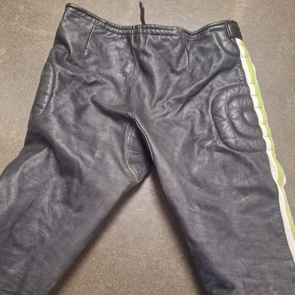 Kawasaki vintage leather motocross pants - Picture 6 of 12